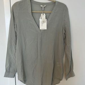 Joie Women’s Daryn Silk Long Sleeve Blouse - XS